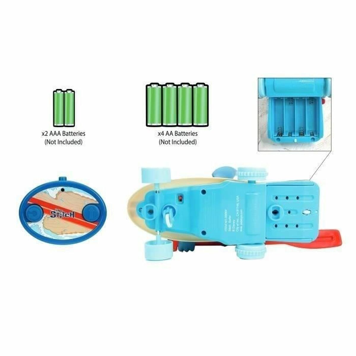 Mașină de jucărie Disney Multicolor AA