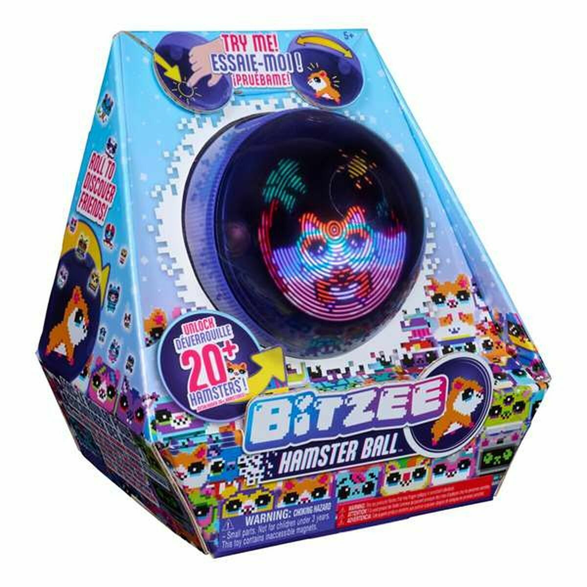 Animal de companie virtual BITZEE Hamsterball 20 x 12 x 20 cm