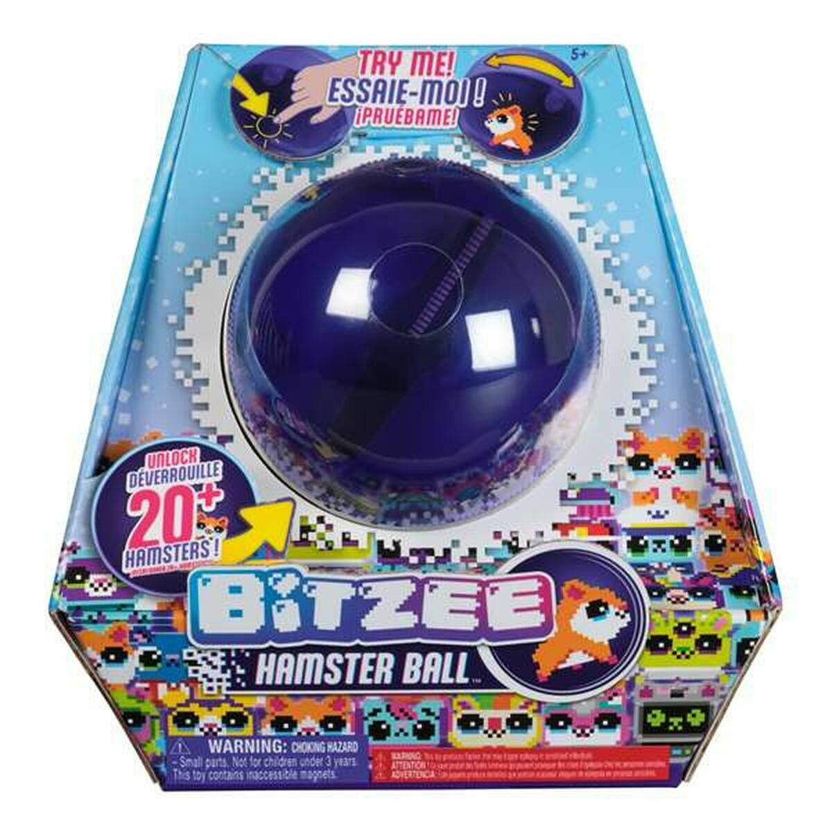 Animal de companie virtual BITZEE Hamsterball 20 x 12 x 20 cm