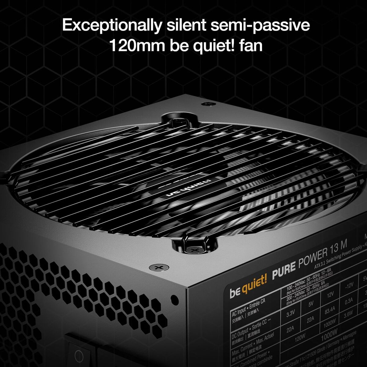 Sursă de Alimentare Be Quiet! BP024EU ATX 550 W 80 Plus Gold