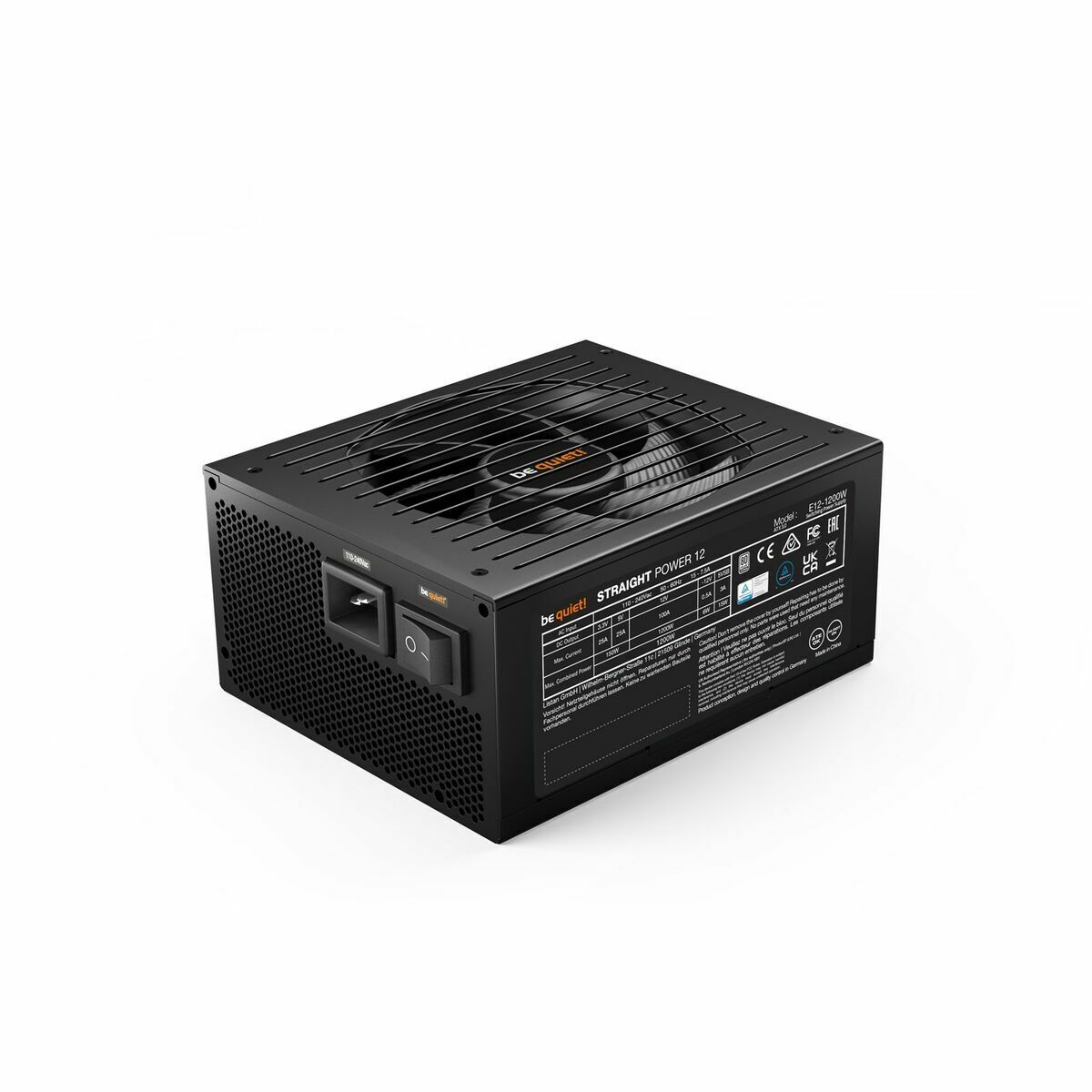 Sursă de Alimentare Be Quiet! BN339 ATX 1200 W 80 PLUS Platinum