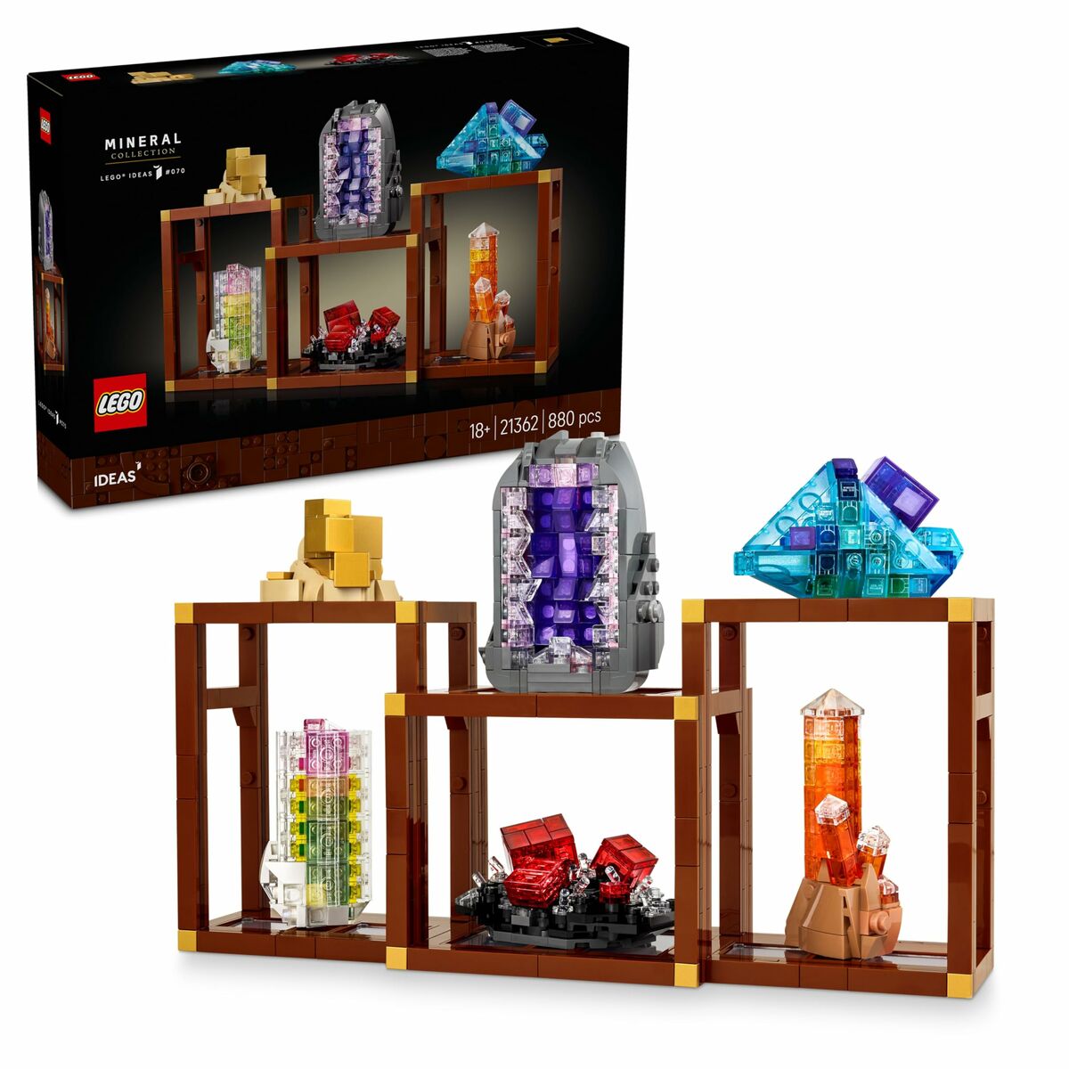 Joc de Construcții cu Plăci Lego Mineral 21362 880  Piese