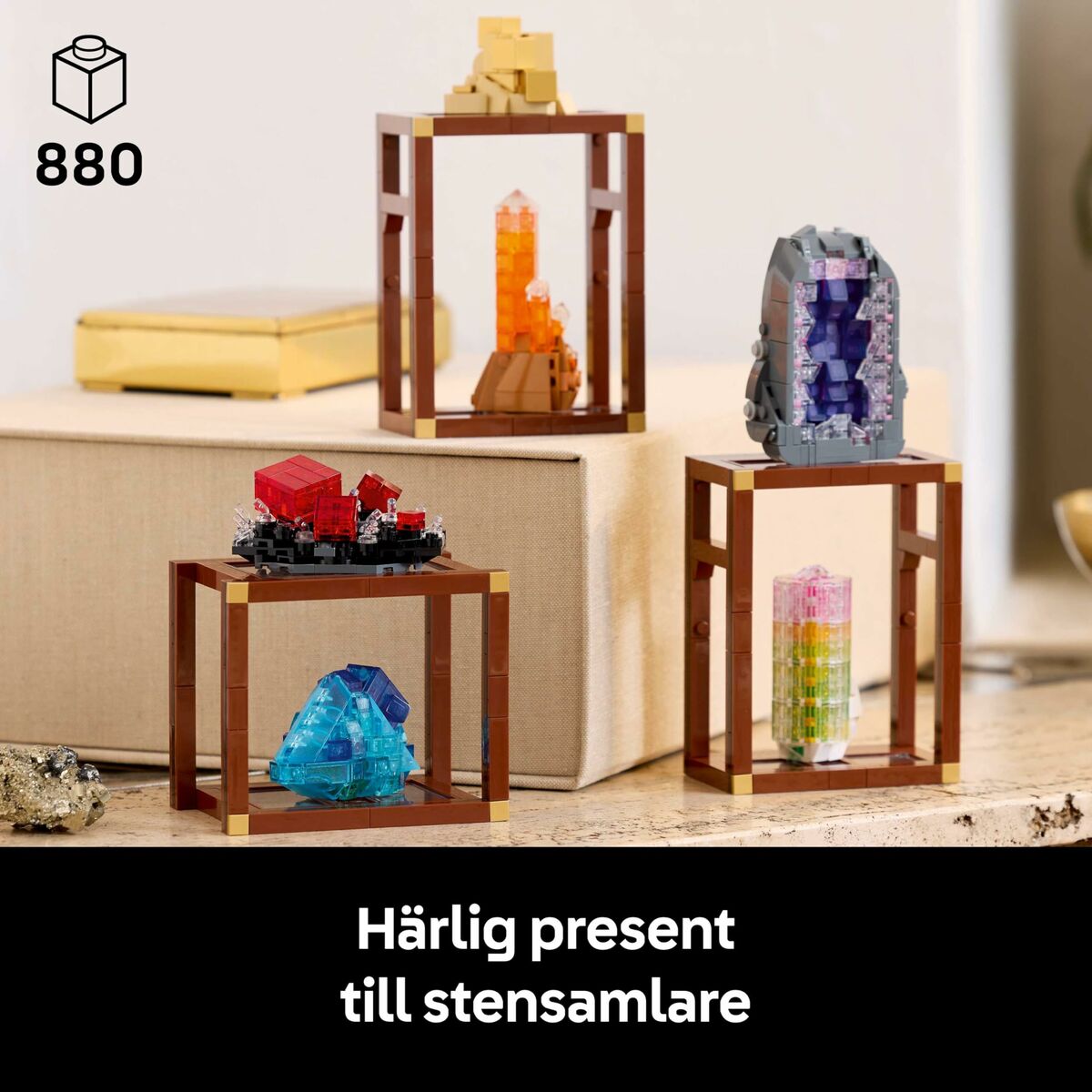 Joc de Construcții cu Plăci Lego Mineral 21362 880  Piese