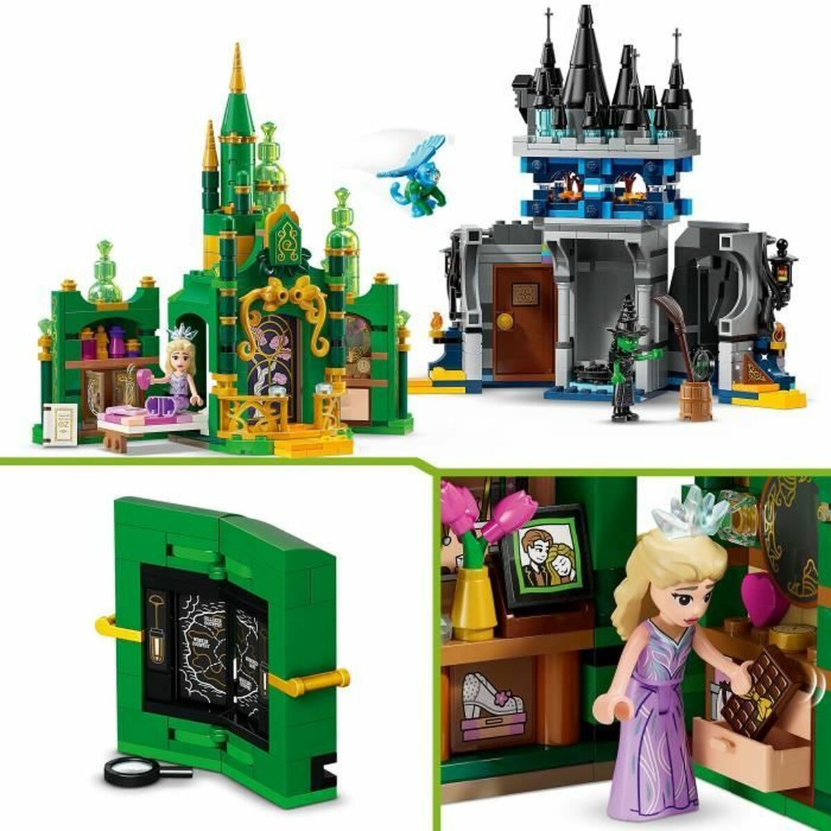Joc de Construcții cu Plăci Lego Wicked 75689 860 Piese
