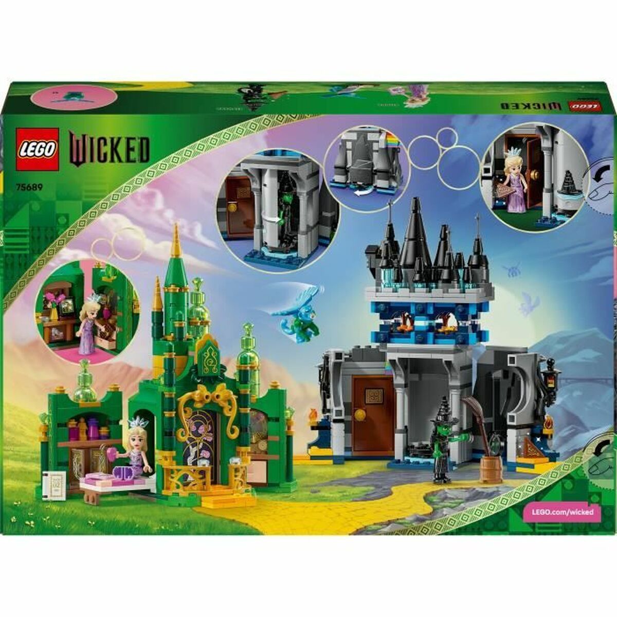 Joc de Construcții cu Plăci Lego Wicked 75689 860 Piese