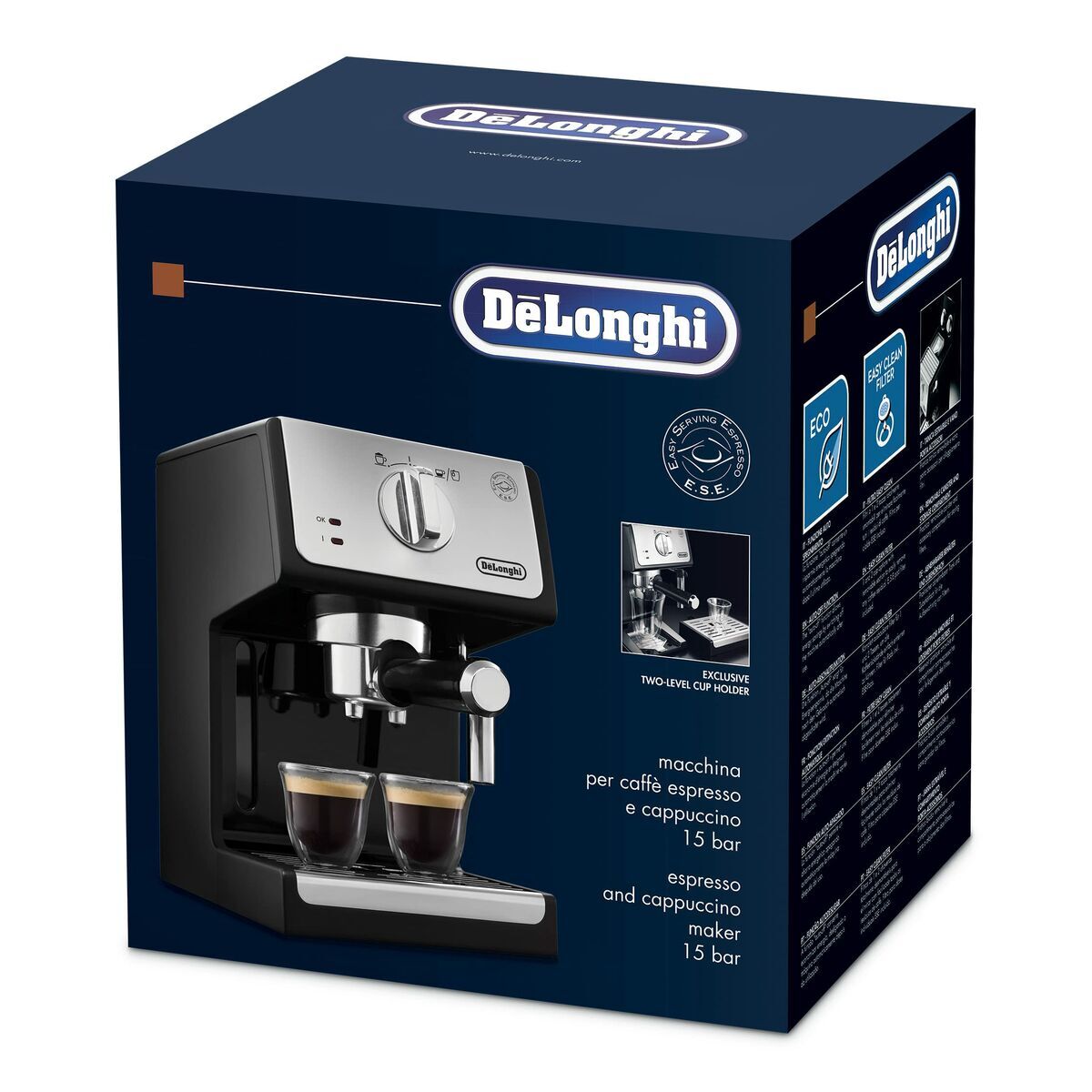Cafetieră Express cu Braț DeLonghi ECP 33.21 Negru 1100 W 1,1 L