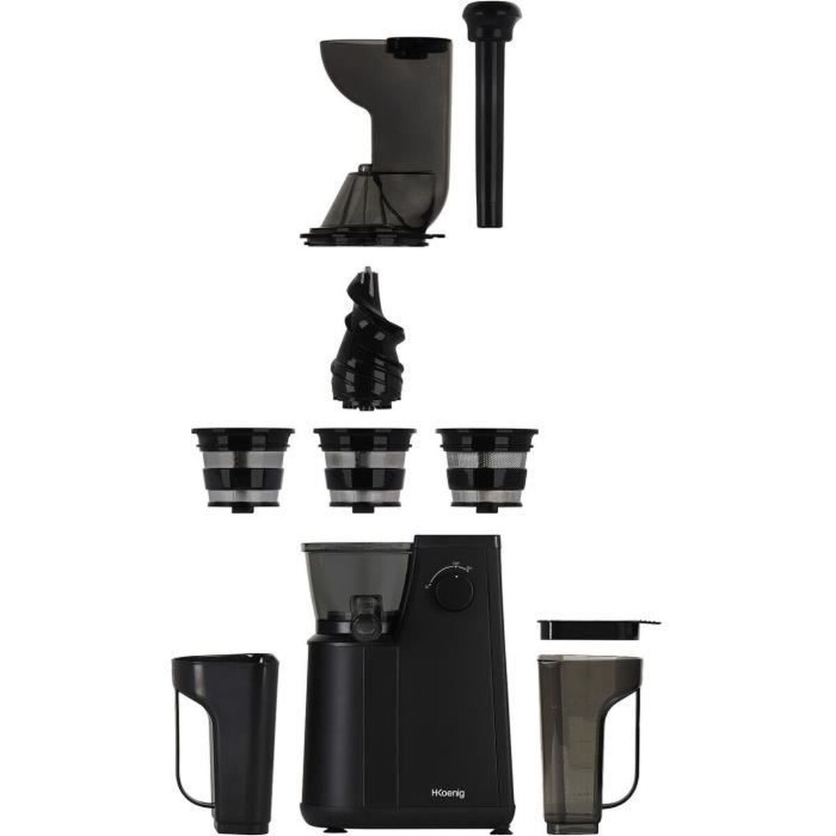 Storcător Electric Hkoenig Vitamin+ GSX24 Negru Gri 400 W 1 L