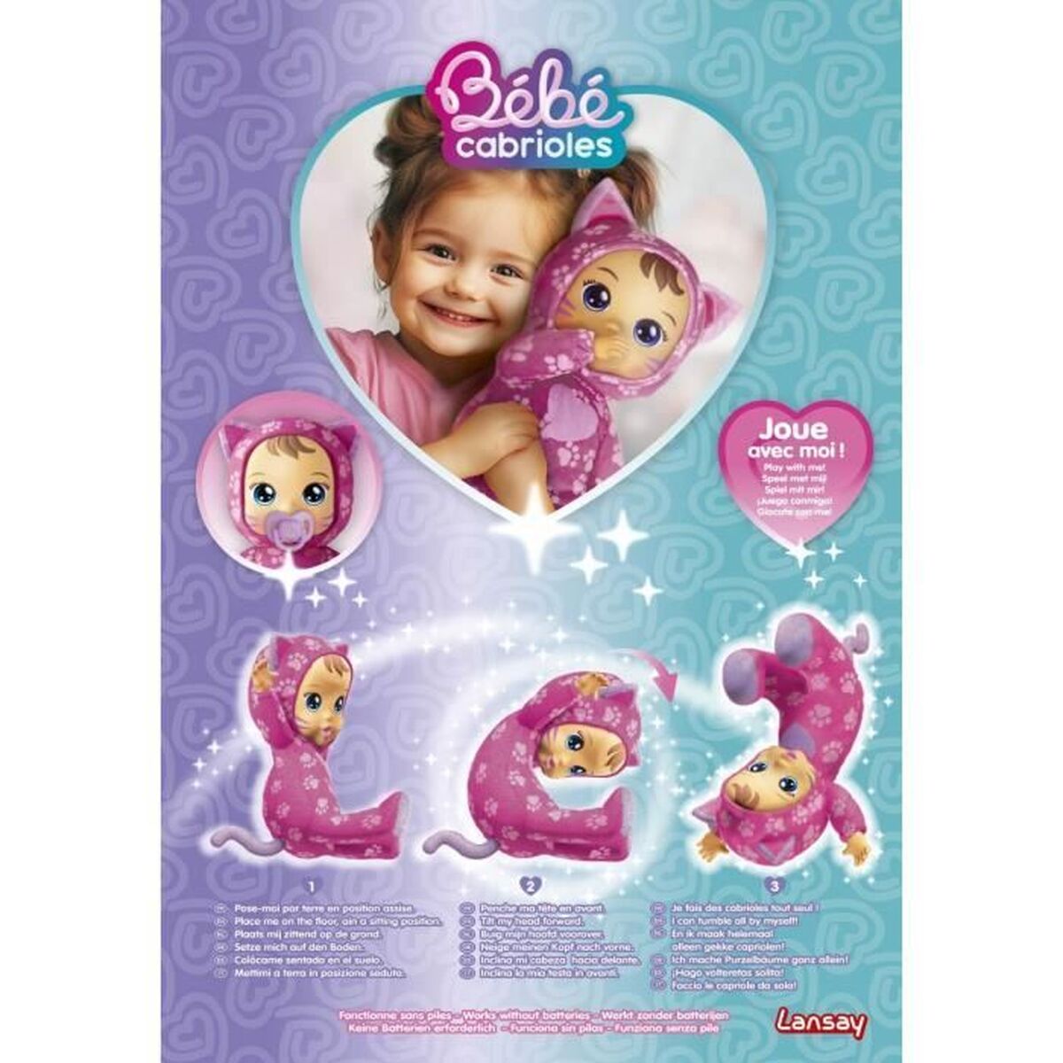 Păpușă bebeluș Lansay Mimi