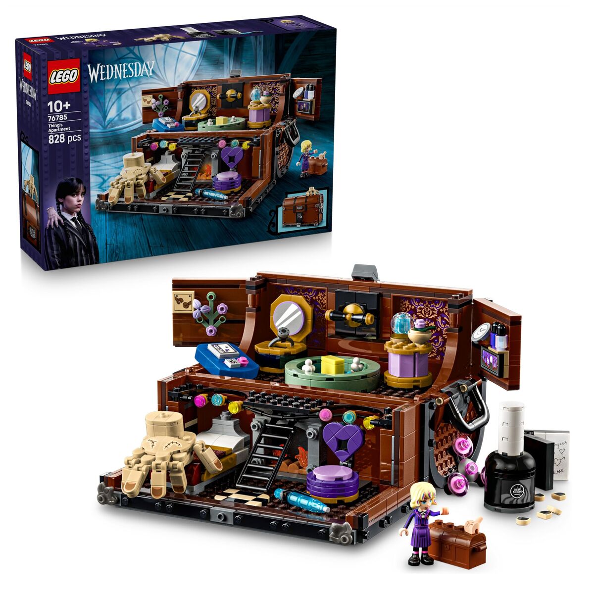 Set de Construcție Lego Wednesday 76785 Thing's Apartment 828 Piese