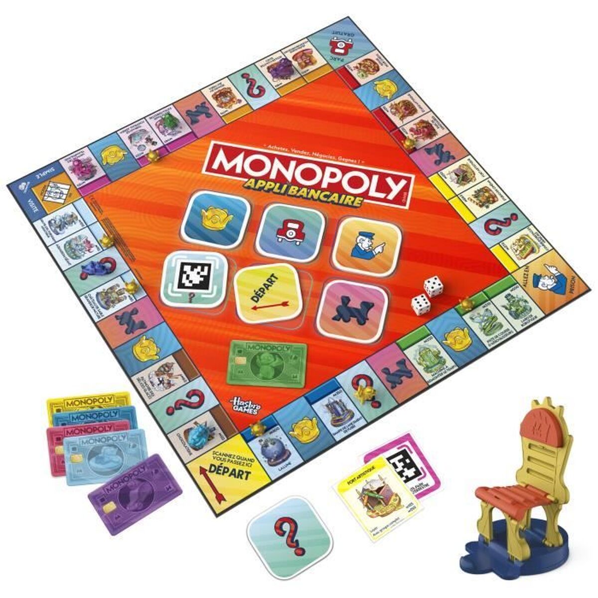 Joc de Masă Monopoly Monopoly Appli Bancaire 27 x 5 x 27 cm