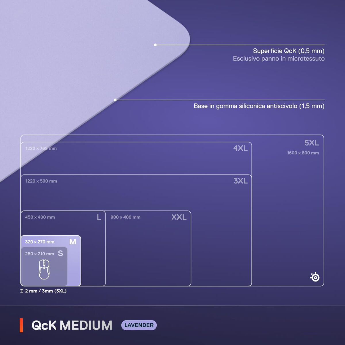 Covoraș de șoarece SteelSeries Liliachiu