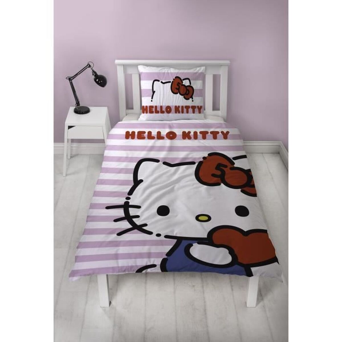 Set husă de pătură Hello Kitty 25 x 5 x 30 cm Roz Pat 140 2 Piese
