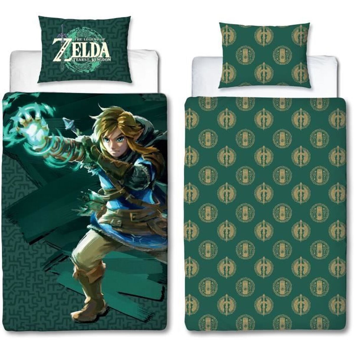 Set husă de pătură The Legend of Zelda 25 x 5 x 30 cm Multicolor Pat 140 2 Piese
