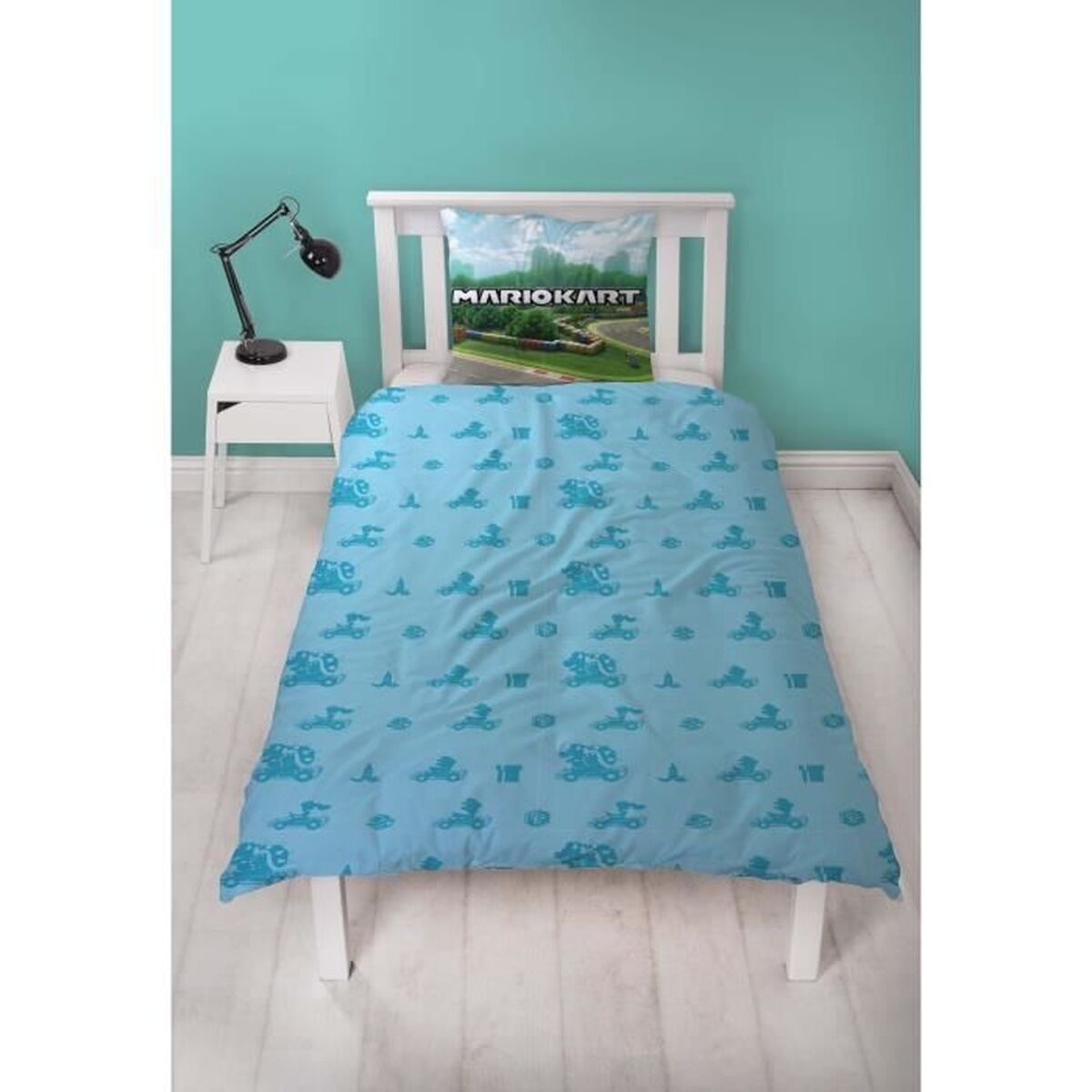 Set husă de pătură Mario Bros Multicolor Pat 140 2 Piese