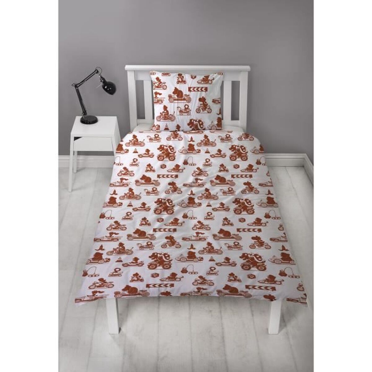 Set husă de pătură Mario Bros Multicolor Pat 140 2 Piese