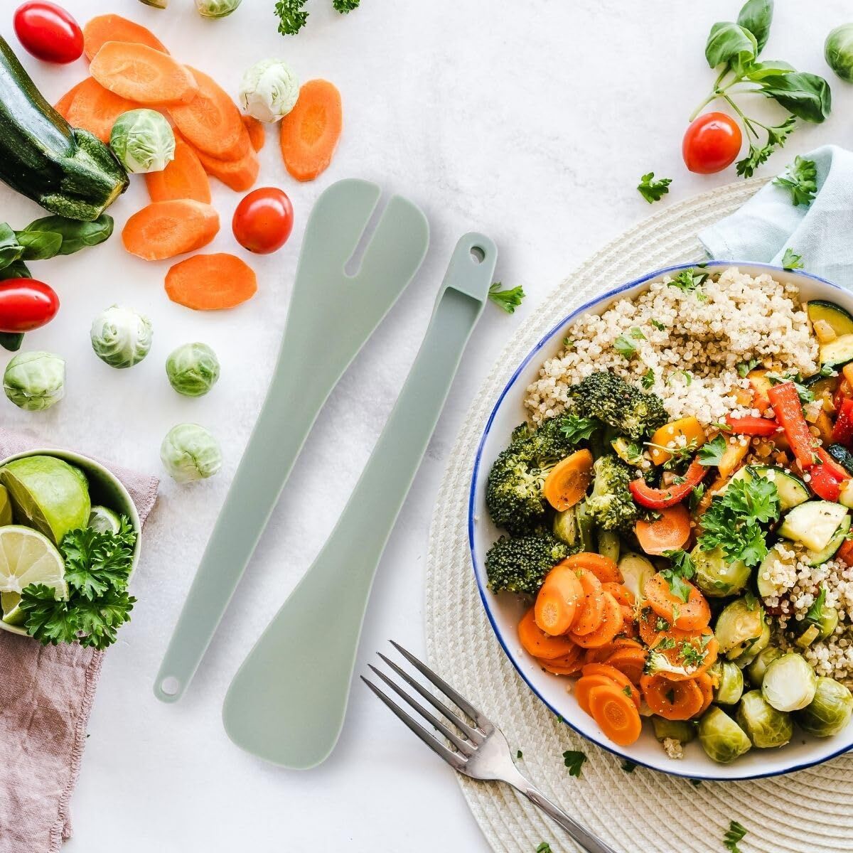 Salatieră Fackelmann Vert Oțel inoxidabil Plastic 49 X 15 X 30 CM 2 Piese