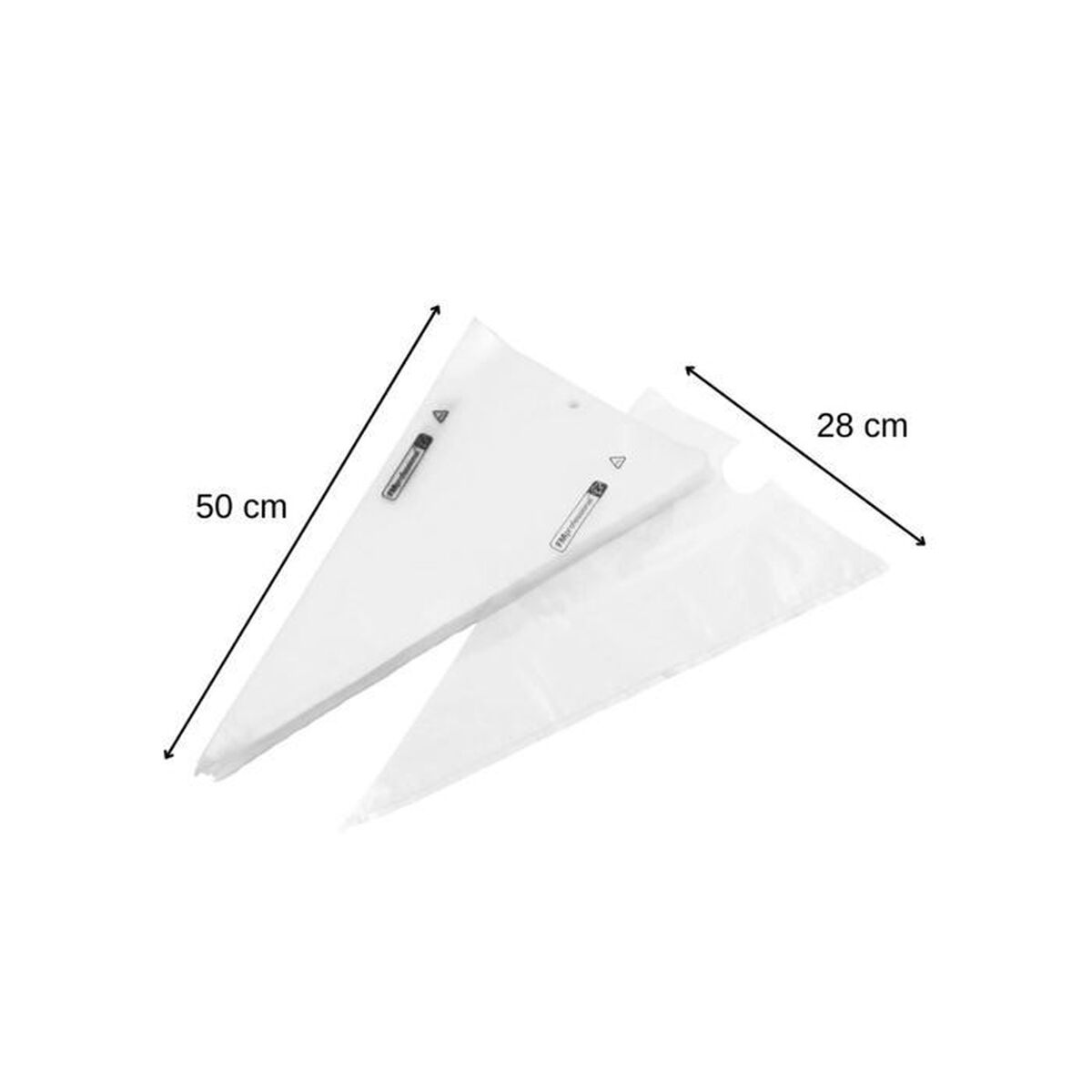 Pungă patiserie FM Professional Transparent Pungă patiserie Recipient de măsurare 1 L