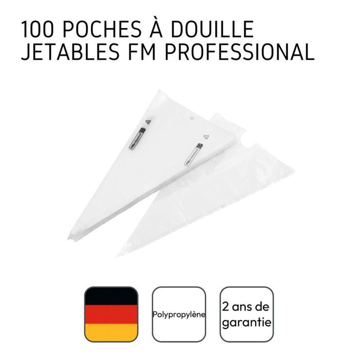 Pungă patiserie FM Professional Transparent Pungă patiserie Recipient de măsurare 1 L
