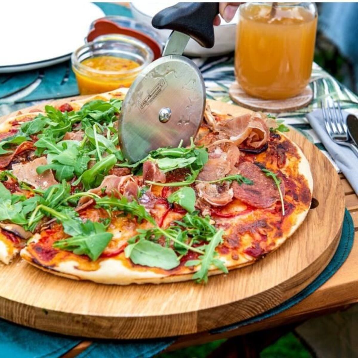 Set de Bucătărie FM Professional Oțel inoxidabil Pizza 2 Piese