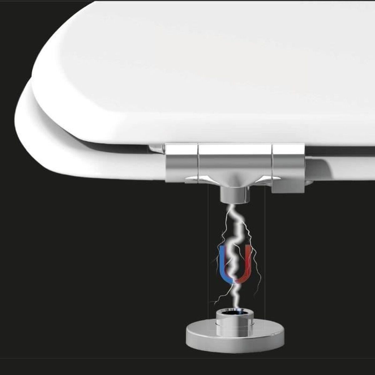 Capac pentru toaletă Gelco Alb 38 X 48 X 7 CM