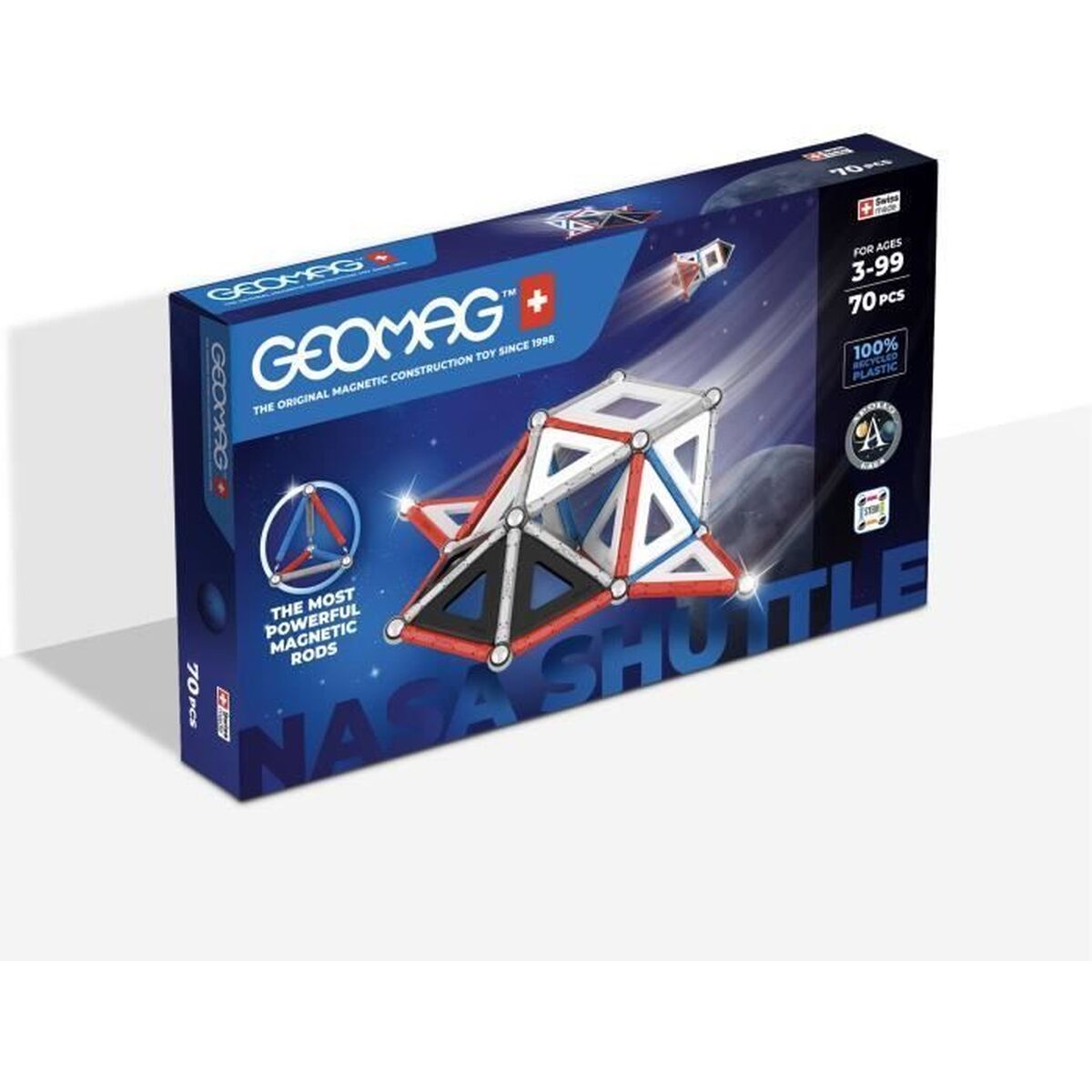 Set de Construcție Geomag Nasa Shuttle 70 piezas