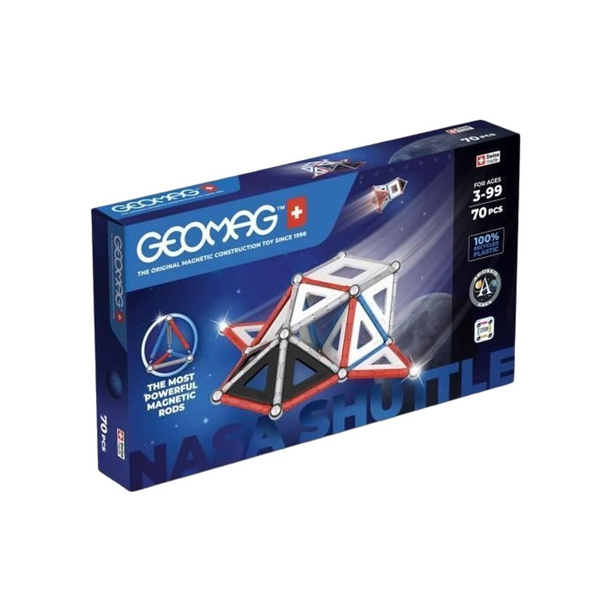 Set de Construcție Geomag Nasa Shuttle 70 piezas