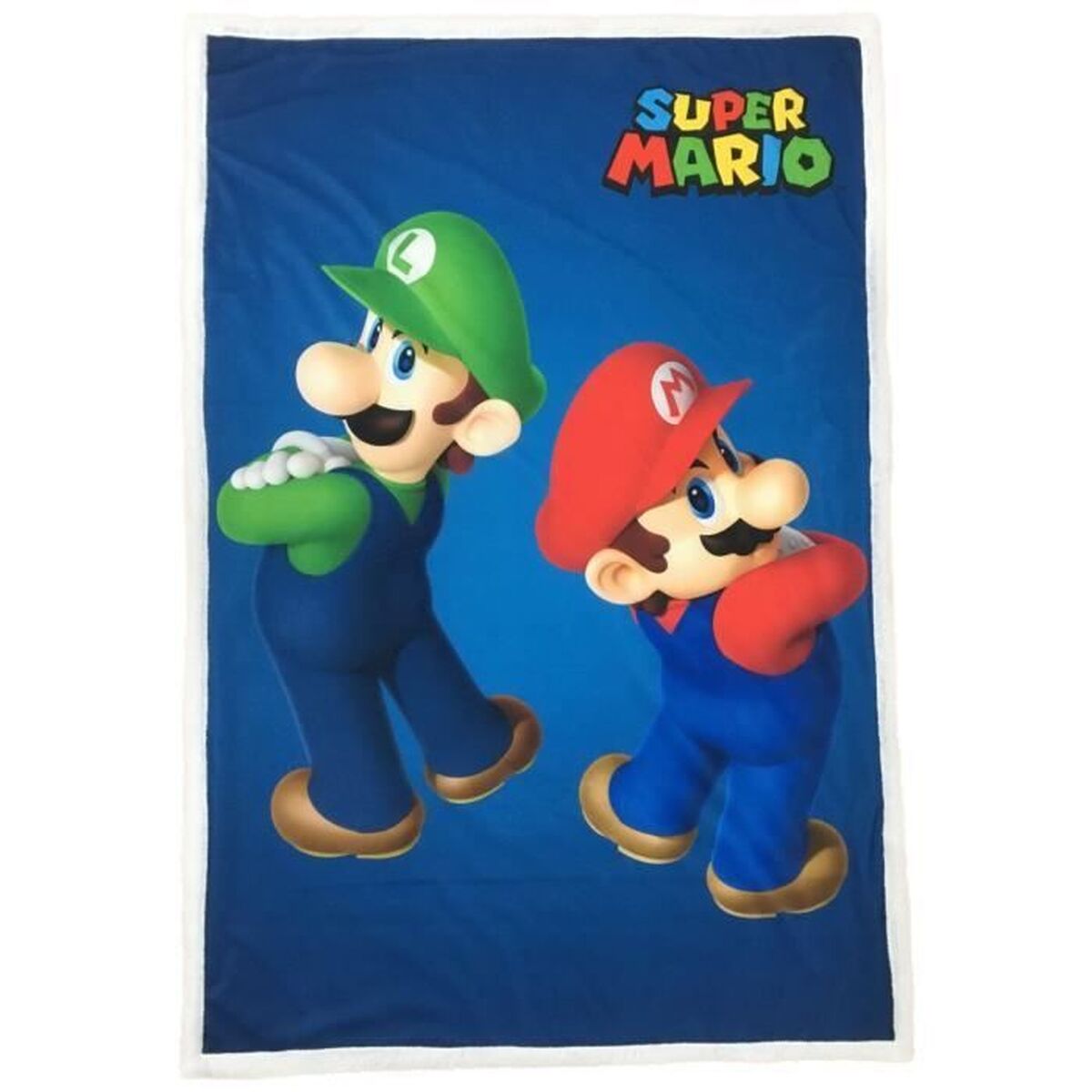 Pătură Mario Bros 25 x 14 x 26 cm Negru animale