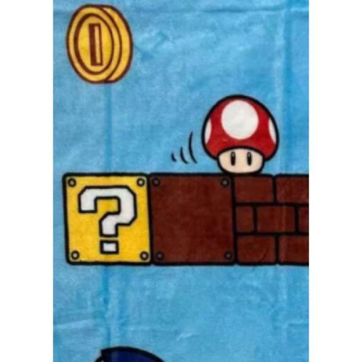 Pătură Mario Bros 24 x 14 x 26 cm Negru animale