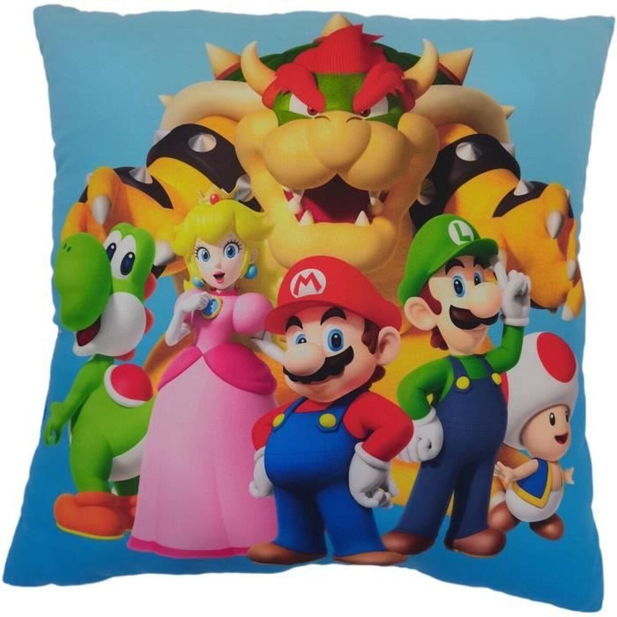 Pernă Mario Bros 41 x 3 x 39 cm Multicolor Poliester Infantil