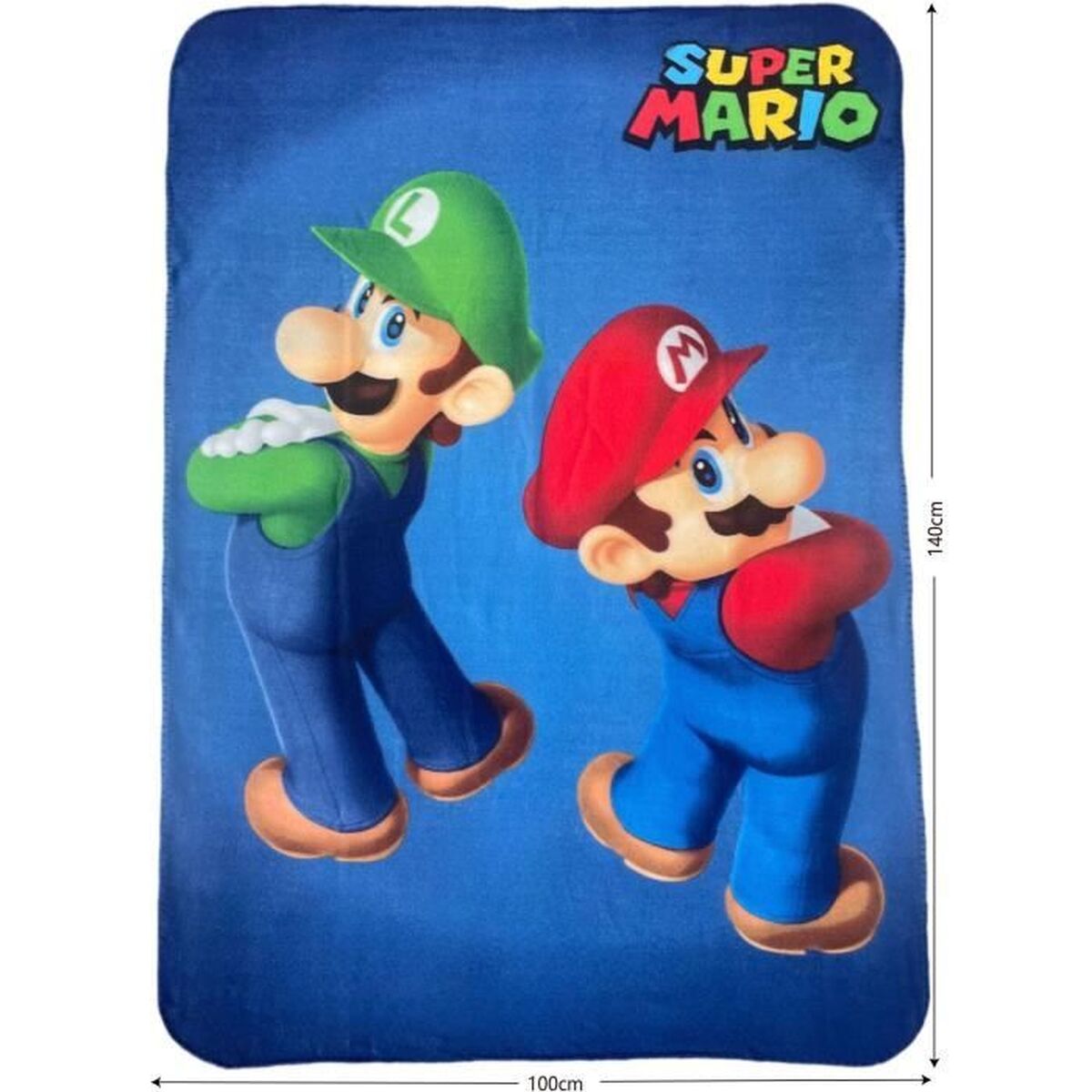 Pătură Mario Bros 25 x 7 x 13 cm Multicolor animale