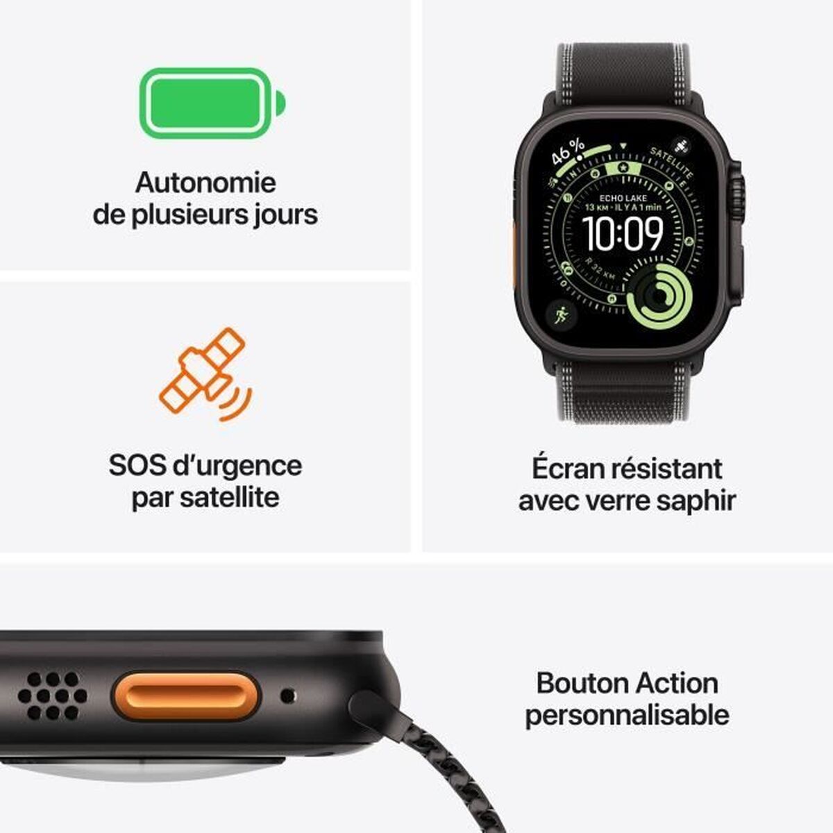 Smartwatch Apple Negru 49 mm