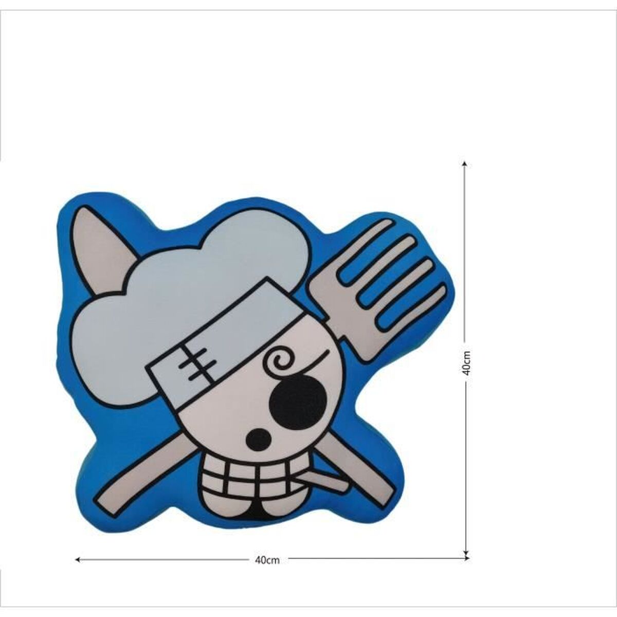 Pernă One Piece Galben Negru Poliester Imprimat