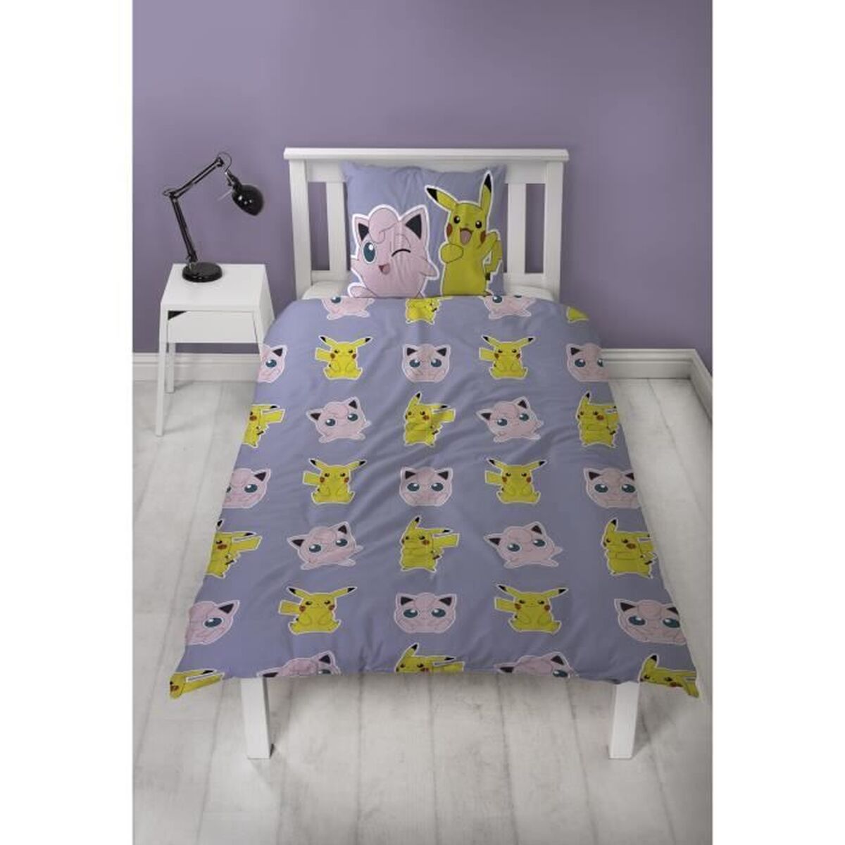 Set husă de pătură Pokémon 25 x 4 x 30 cm Multicolor Pat 140 2 Piese