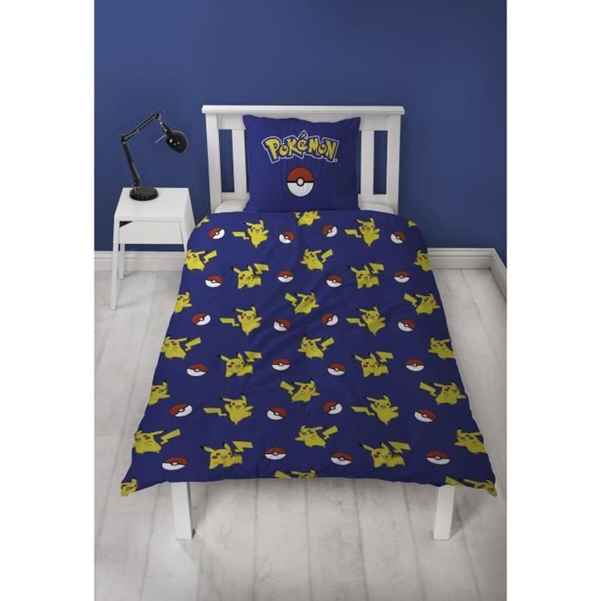 Set husă de pătură Pokémon Galben Alb Roșu Pat 140 2 Piese