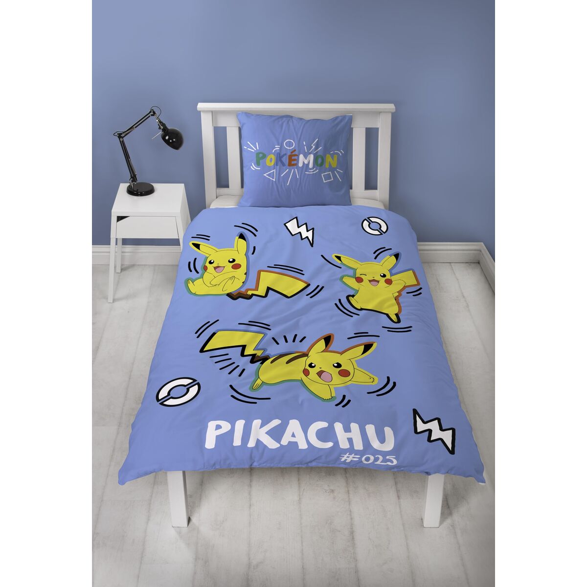 Set husă de pătură Pokémon Albastru 2 Piese