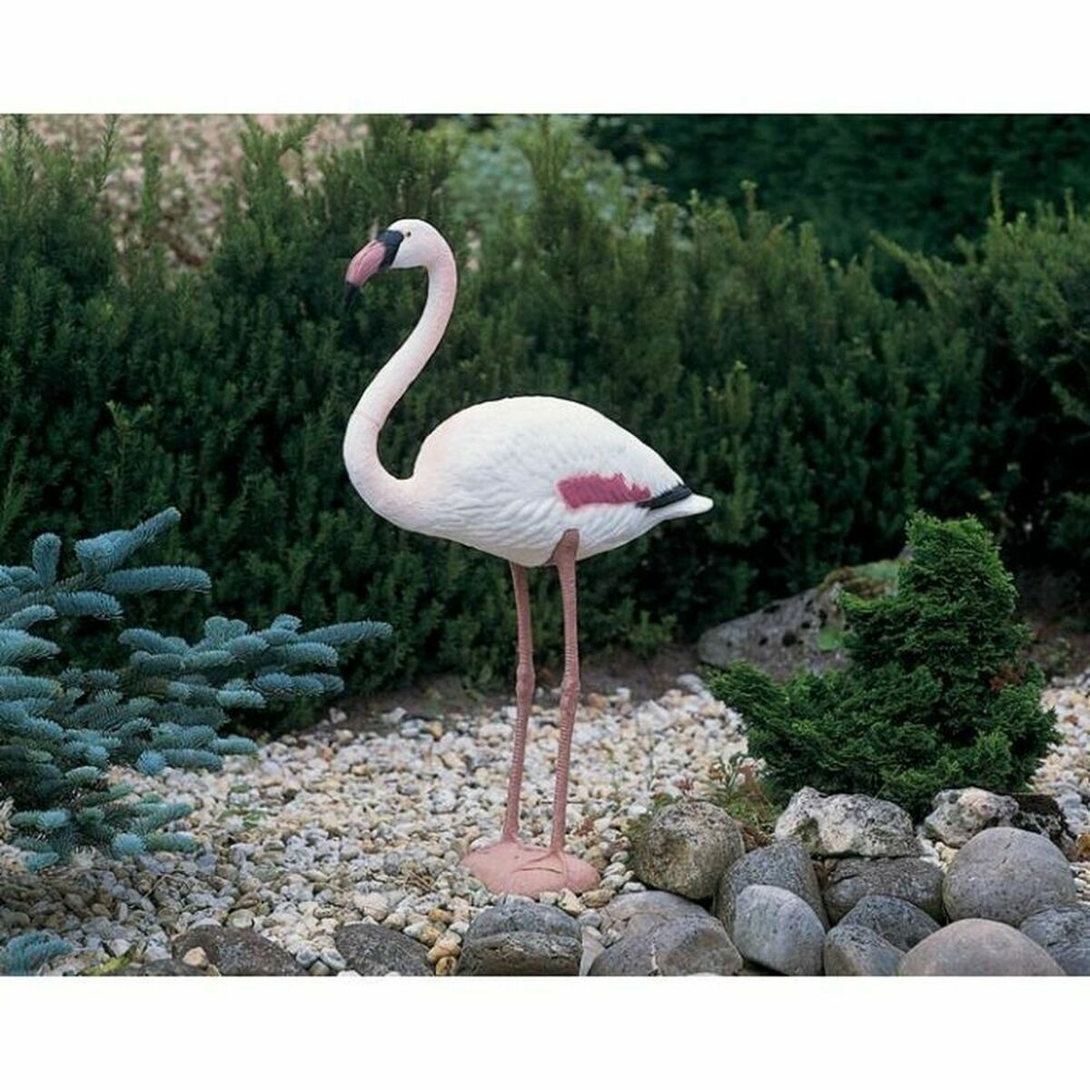 Figurină decorativă de grădină Ubbink Rășină Flamingo roz