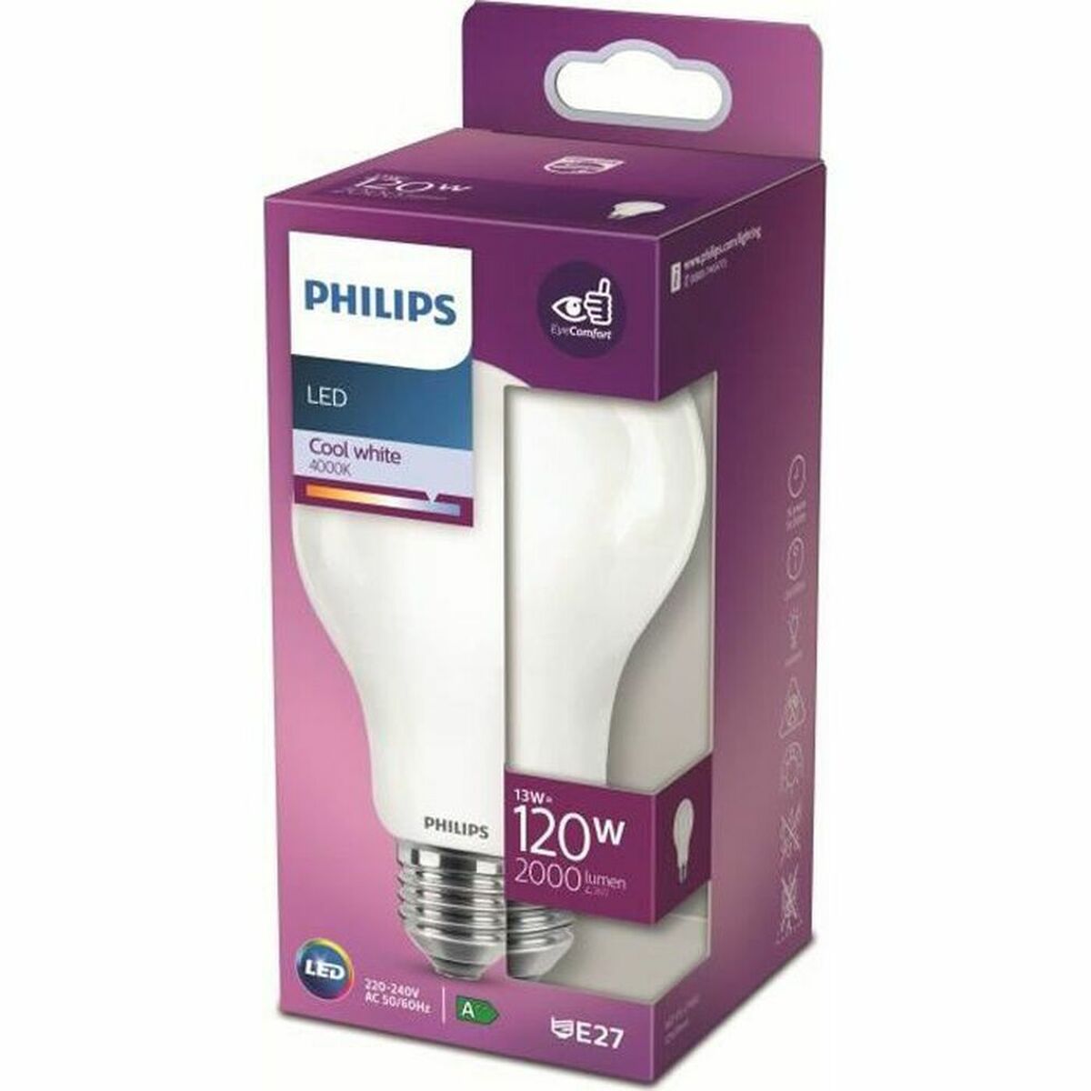 Lampă LED Philips Bombilla D 120 W (4000 K)