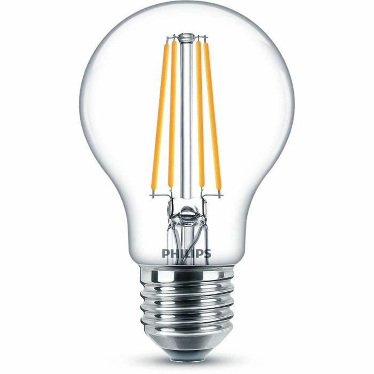 Bec LED Philips Classic 60 W Alb E E27 (2700 K) (2 Unități)