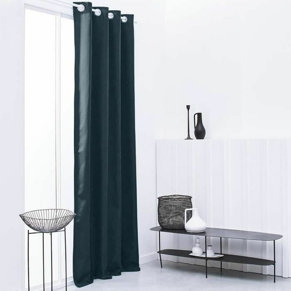Perdea/draperie TODAY Essential Izolaţie termică Albastru închis Verde Turcoaz 140 x 240 cm