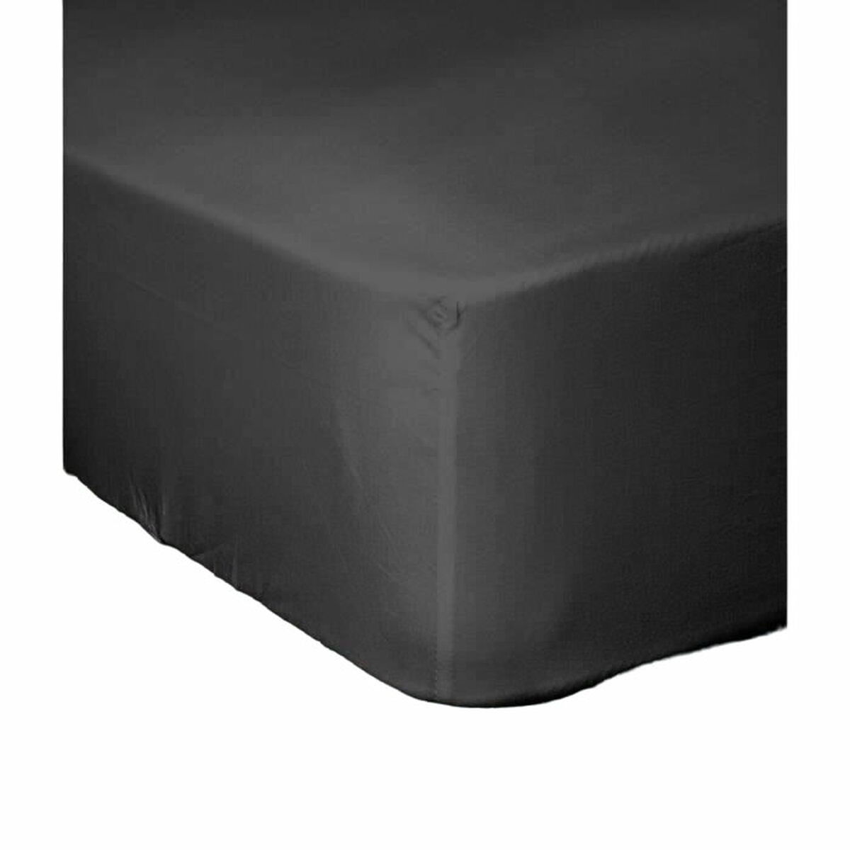 Foaie de fund montată Lovely Home Gri Gri închis Pat de o persoană 90 x 190