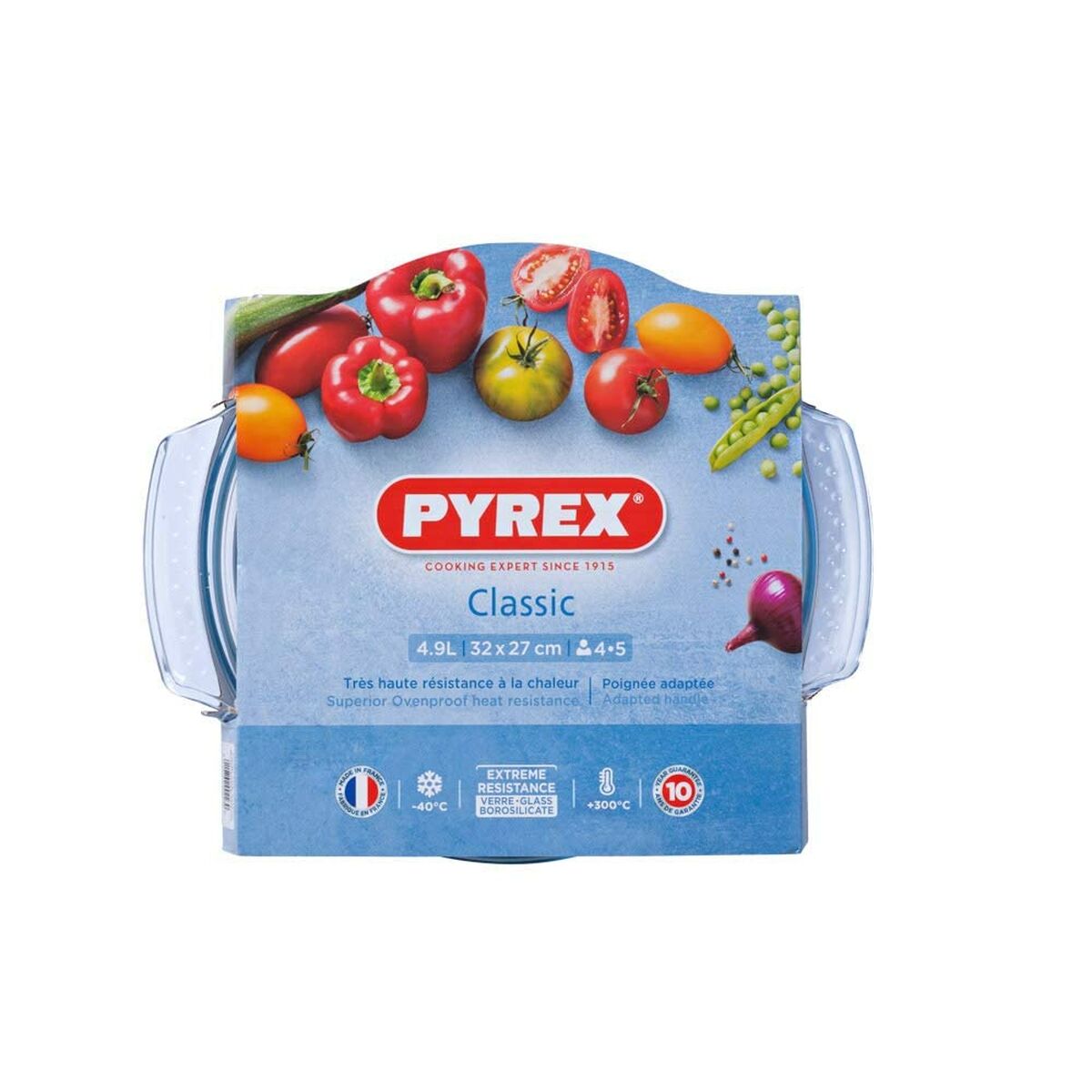 Caserolă Cu Capac de Sticlă Pyrex 118A000/5043 Transparent Sticlă