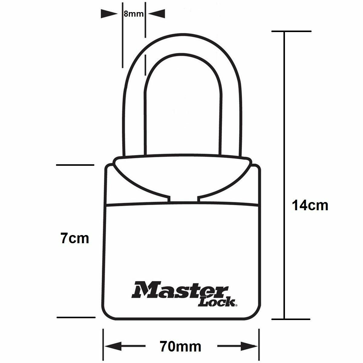 Lacăt cu cifru Master Lock 5406EURD