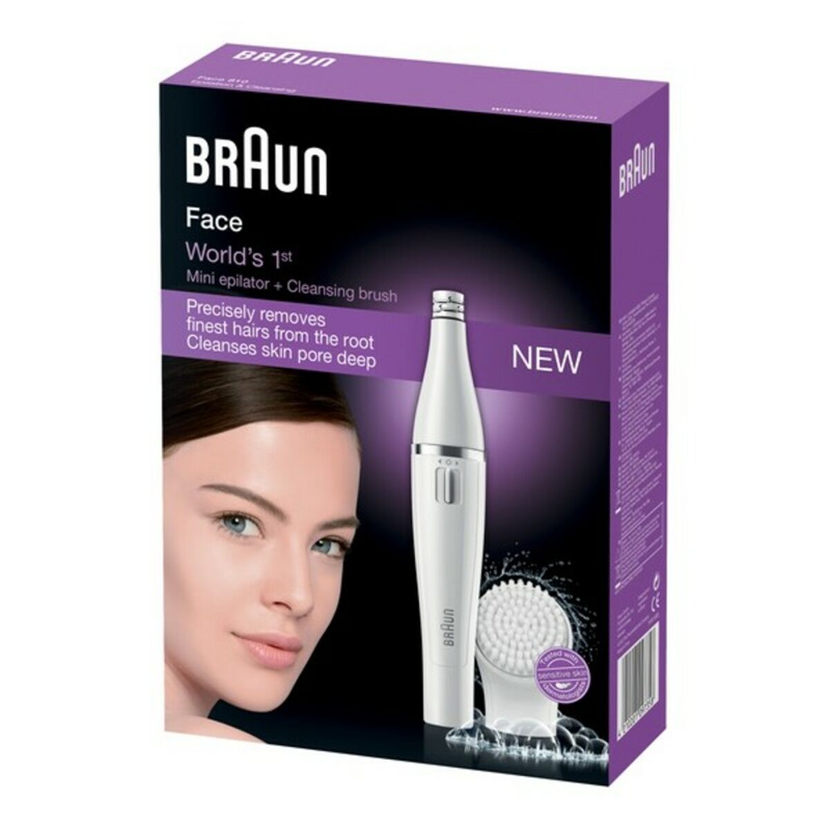 Curățitor-Epilator Facial Electric Braun 810