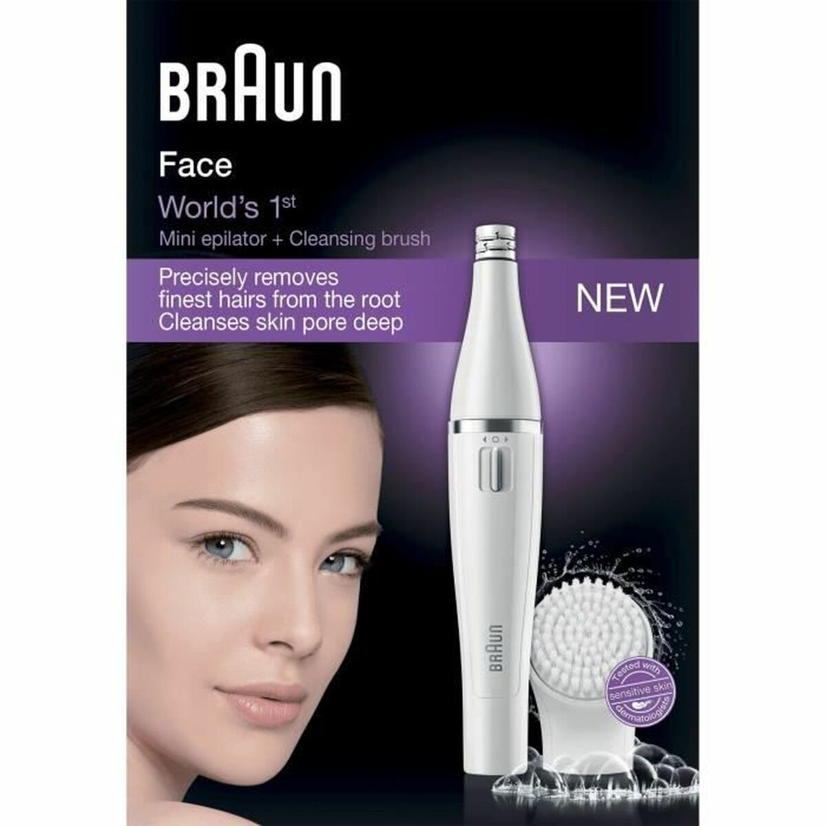 Curățitor-Epilator Facial Electric Braun 810