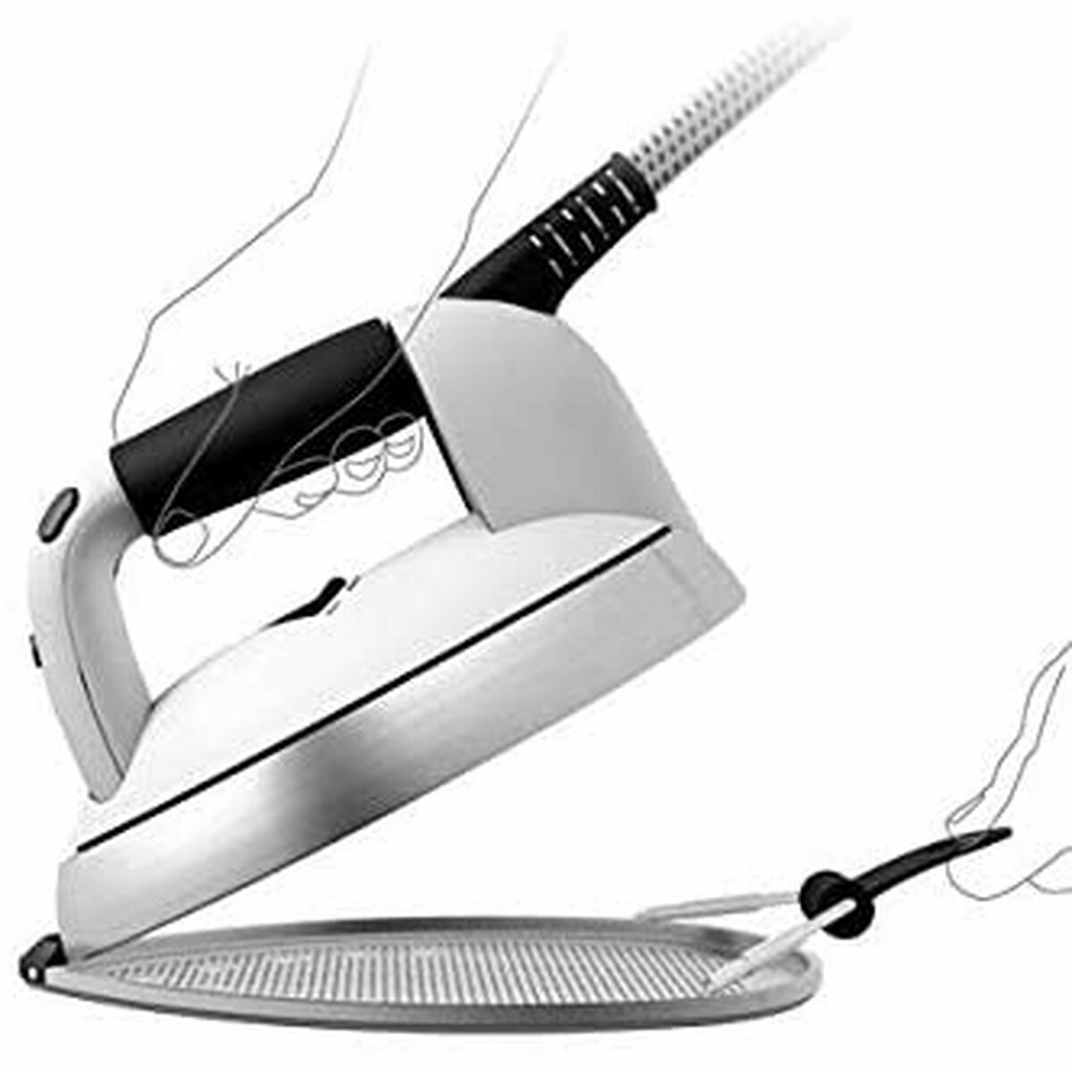 Talpă din fier teflon Laurastar 510.7800.735 Gri