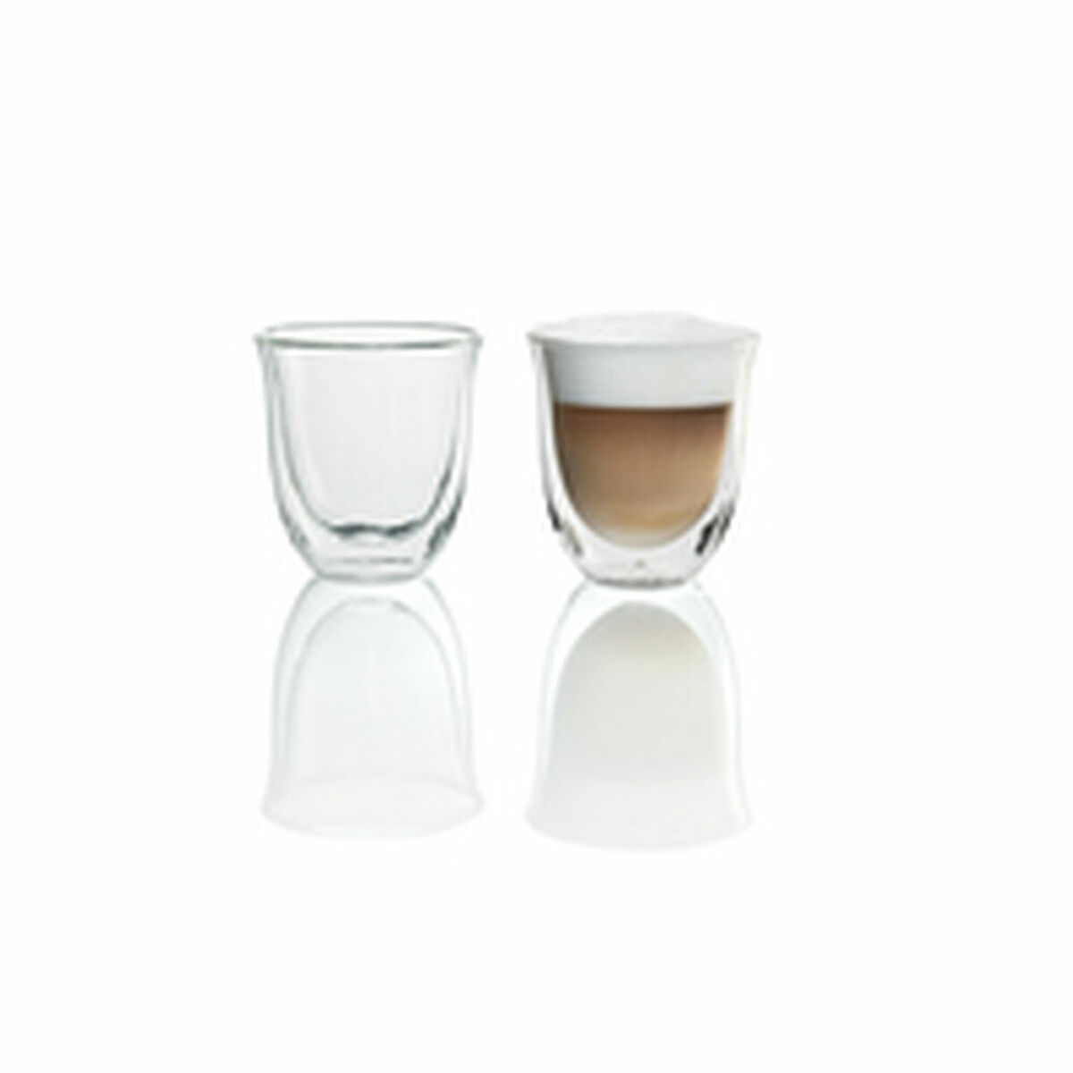 Set de 2 Căni de Cafea De'Longhi 5513214601 Transparent 2 Piese