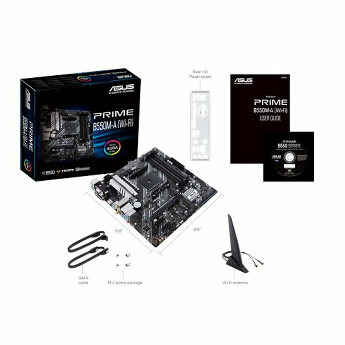 Placă de Bază Asus PRIME B550M-A mATX AM4     AMD AM4 AMD AMD B550