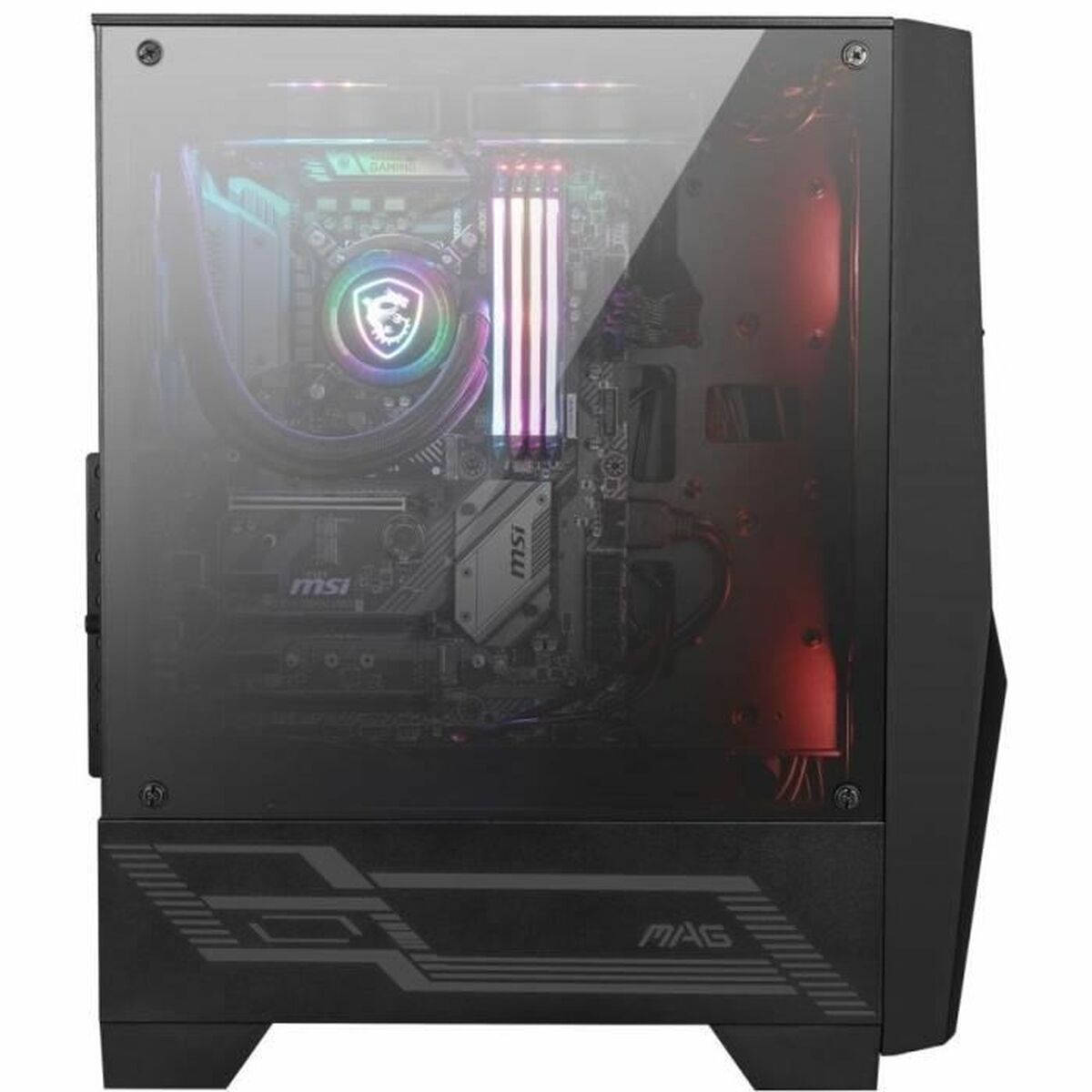 Unitate Semi-tower ATX MSI MAG FORGE 100M Negru Purpuriu