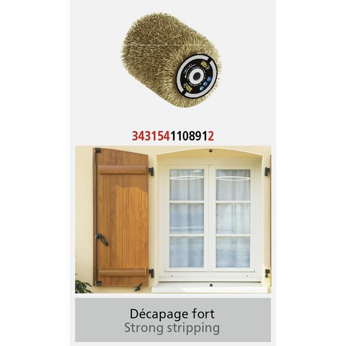 Perie abrazivă Fartools Alamă Ø 80 mm