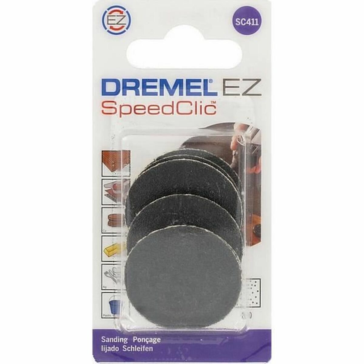 Discuri de șlefuire Dremel SC411 Ez Speedclick Instrument multifuncțional
